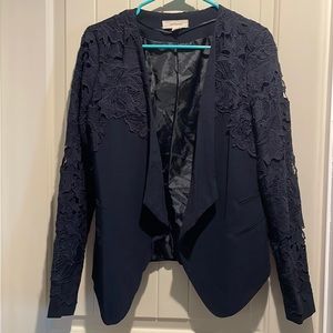 Navy blue blazer from OneTheLand
